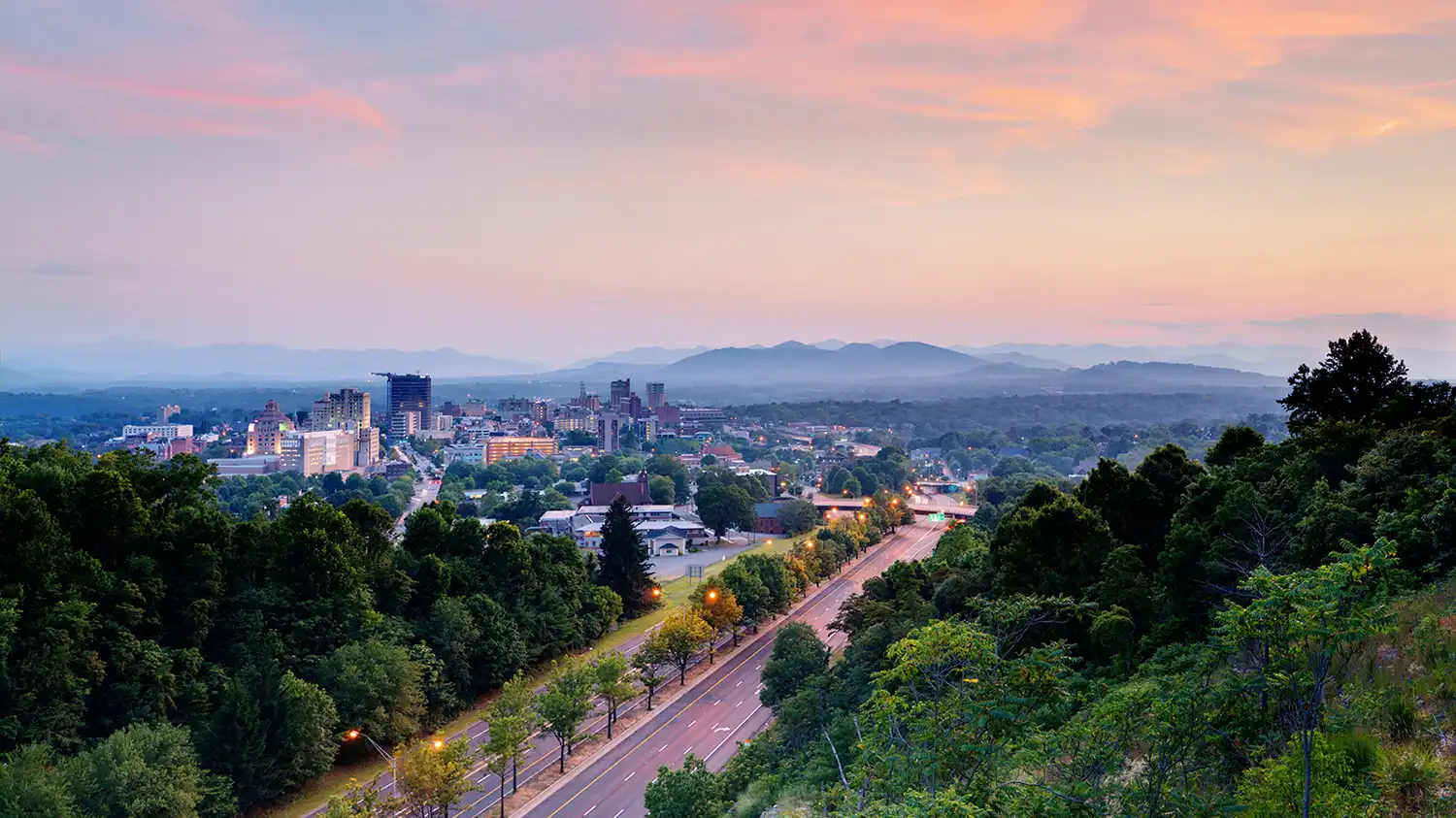 Summer in downtown Asheville